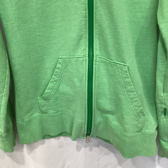 Nike 6.0 Vintage Hooded Sweatshirt Double Zip Athletic Women's Sz Small in Green - Picture 4 of 13